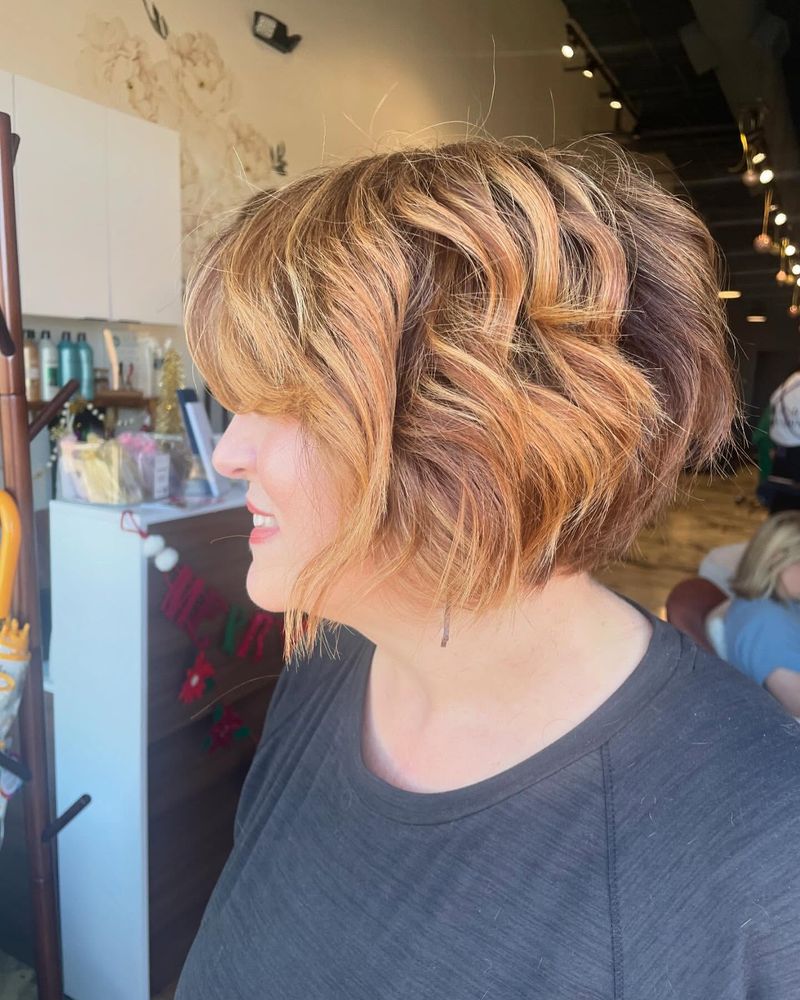 Inverted Bob with Bangs