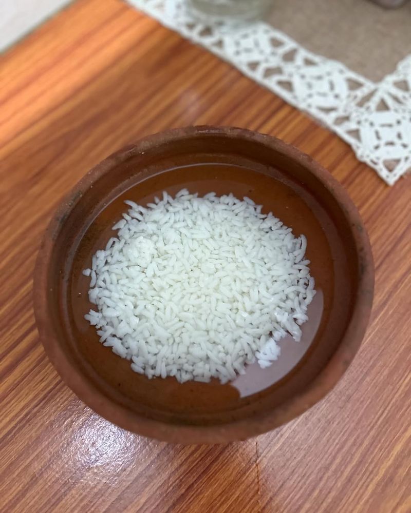 Agua de arroz fermentada