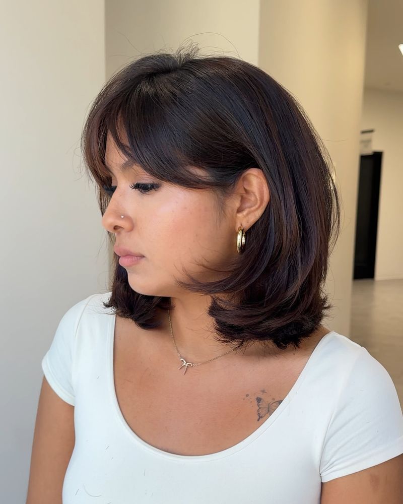 Layered Bob for Square Faces