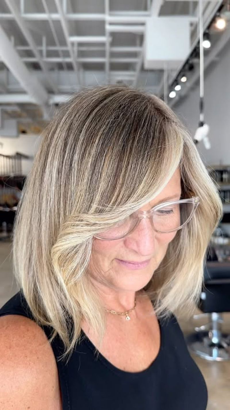 Layered Bob with Highlights