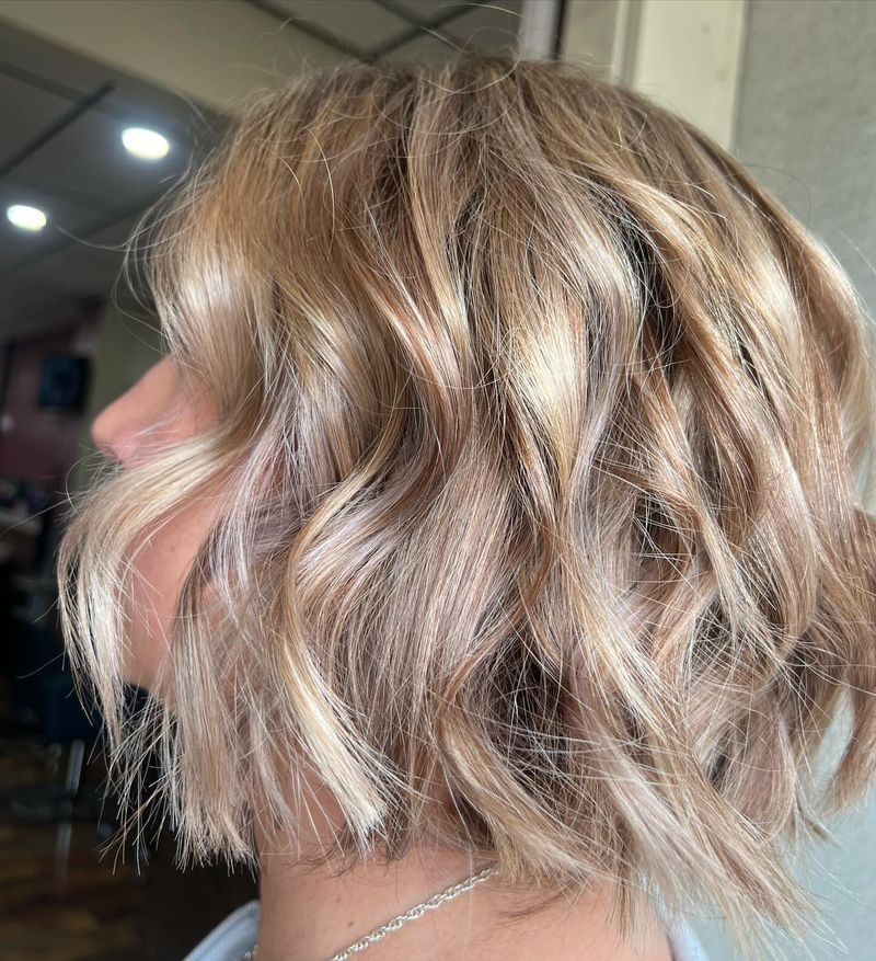 Layered Bob with Highlights