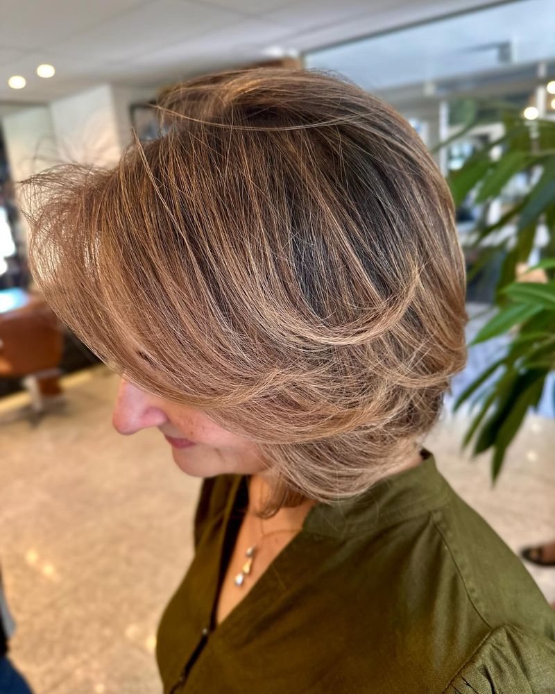 Layered Bob with Highlights