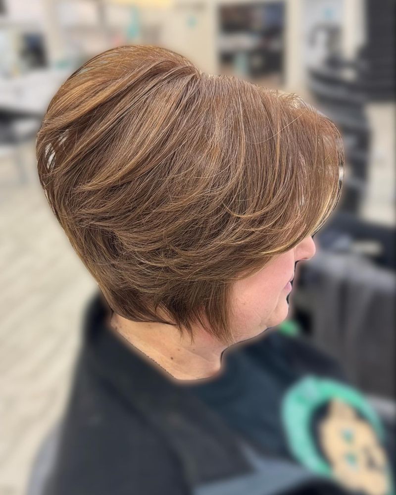 Layered Wedge Haircut