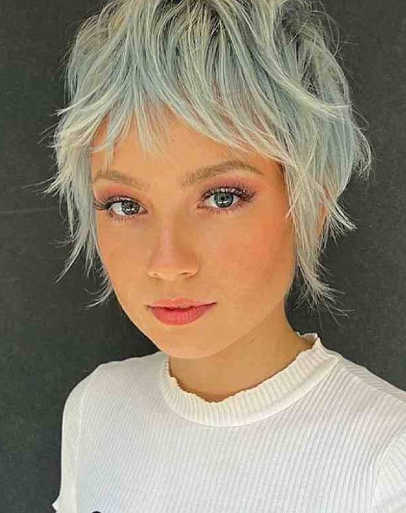 Long Pixie with Choppy Layers