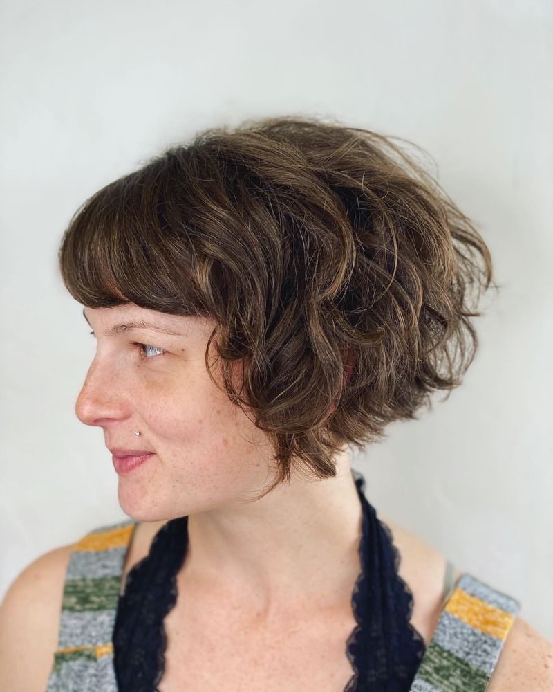 Long Pixie with Natural Texture