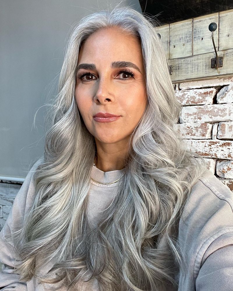 Long Silver Tresses