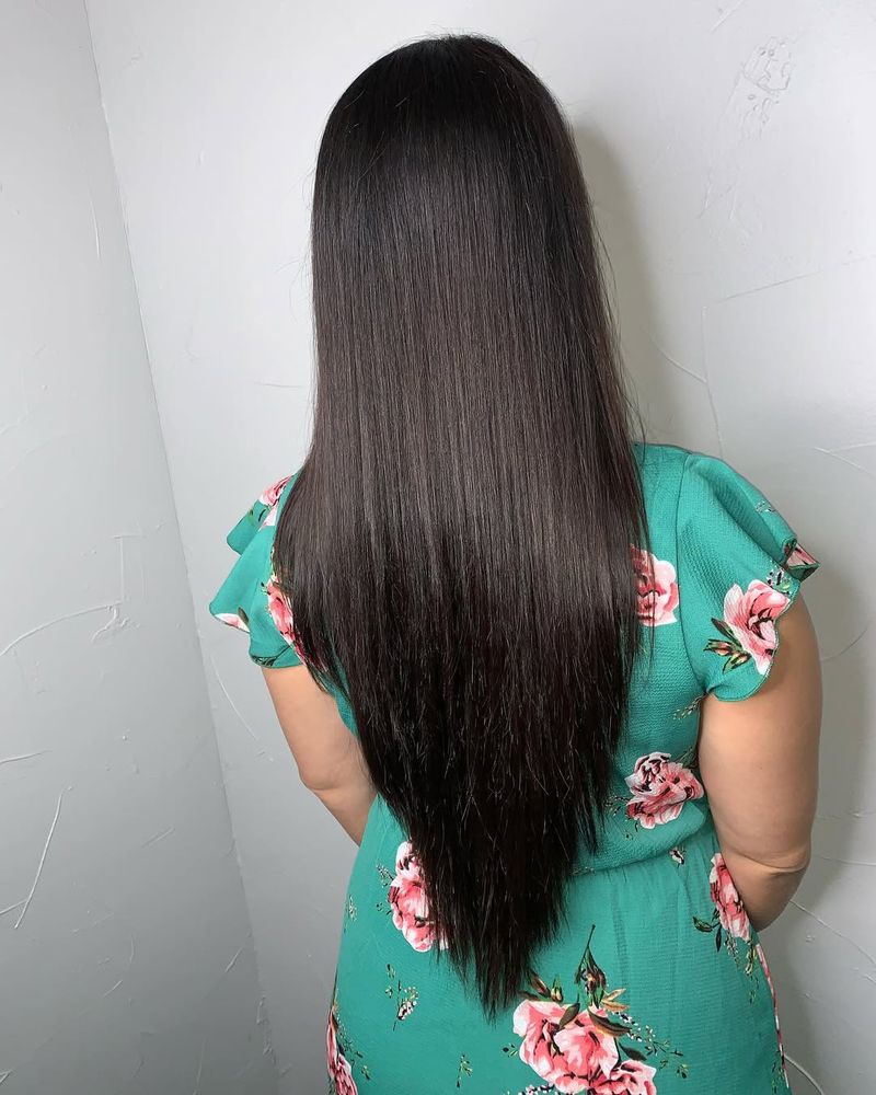 Long, Straight Hair Past the Waist