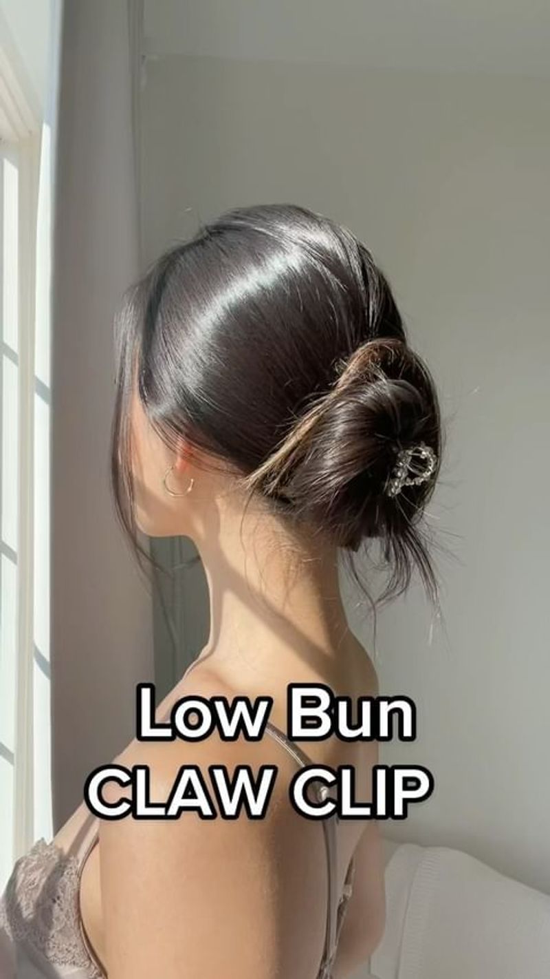 Chignon baixo