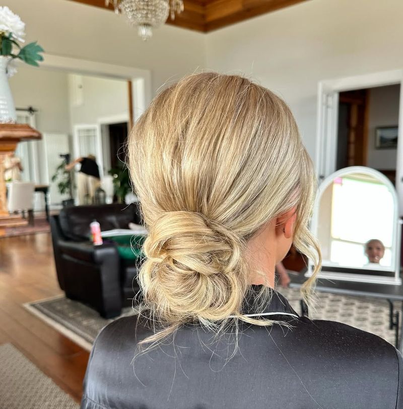 Chignon désordonné