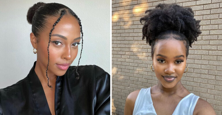 Capelli naturali: 31 stili di chignon per capelli ricci