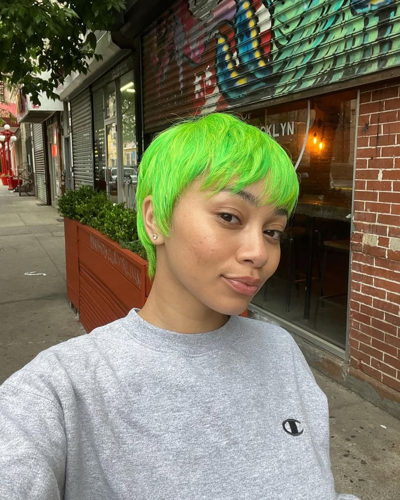 Vert fluo Pixie