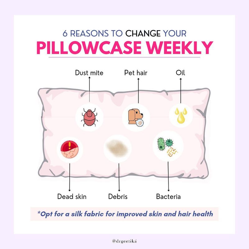 Not Changing Pillowcases