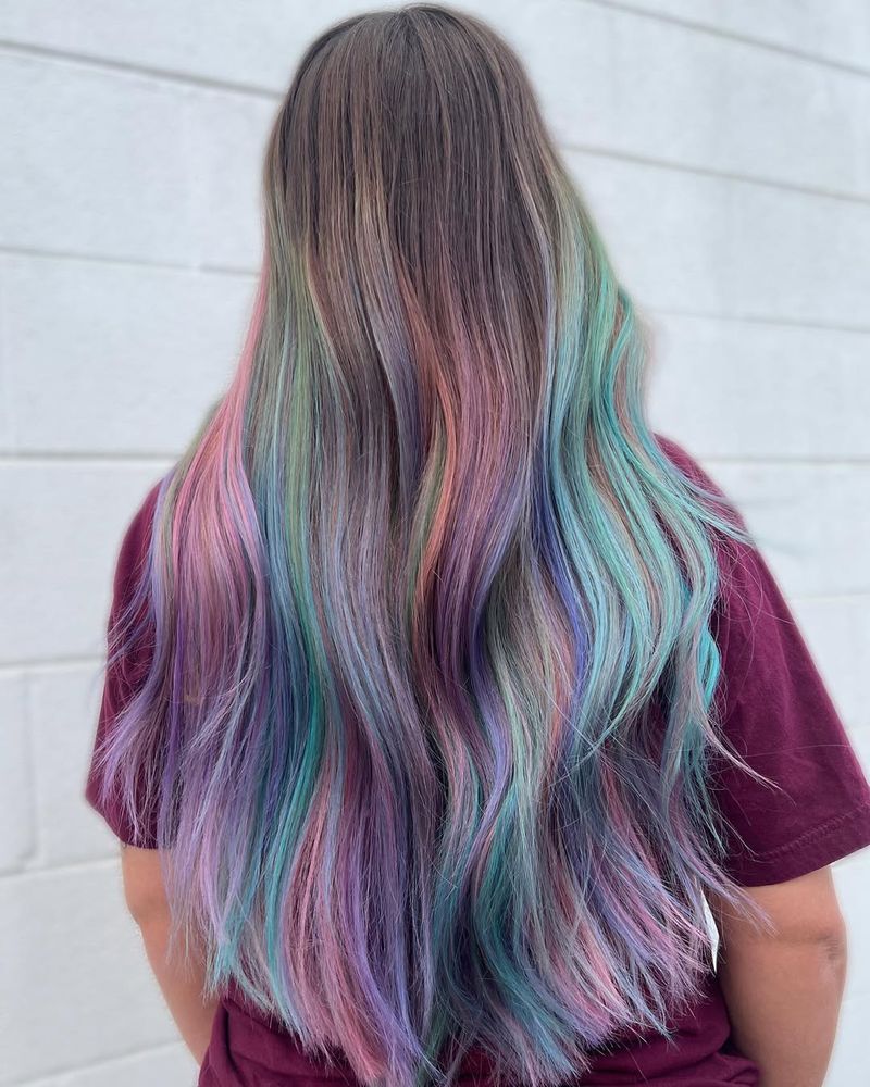 Pastel Rainbow Highlights