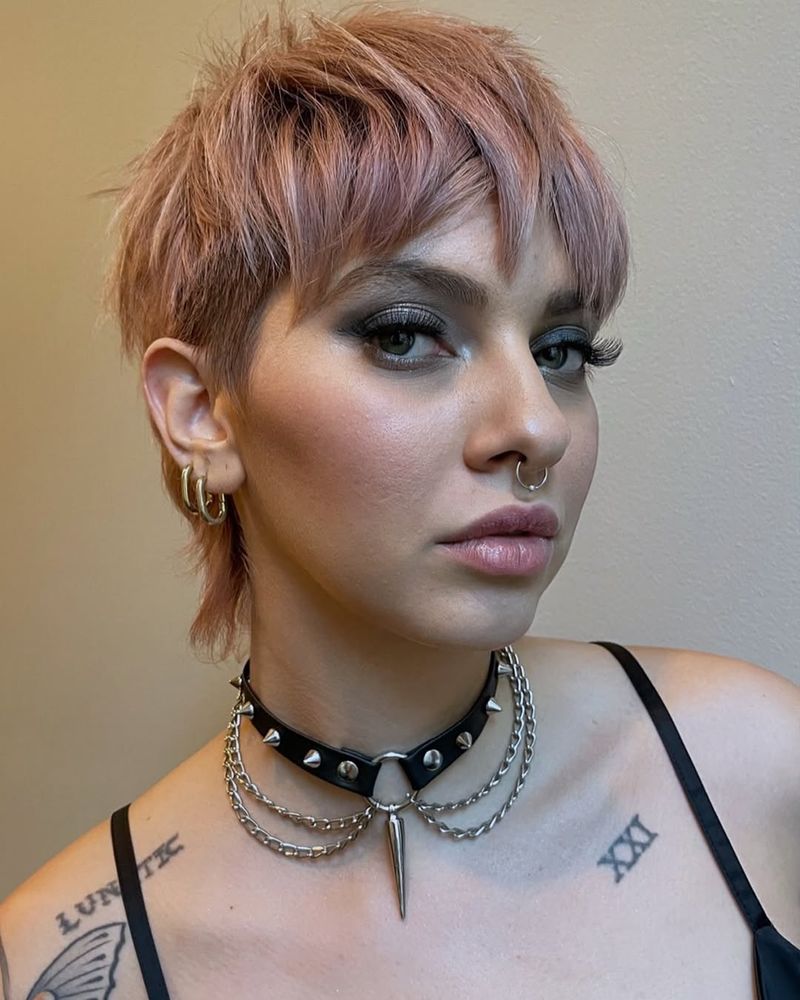 Pixie Cut with Bangs