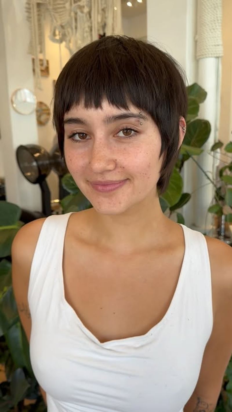 Pixie with Bangs