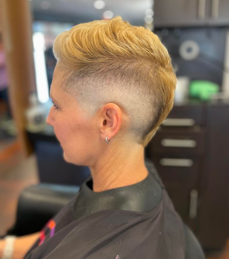 Pixie with Faded Sides