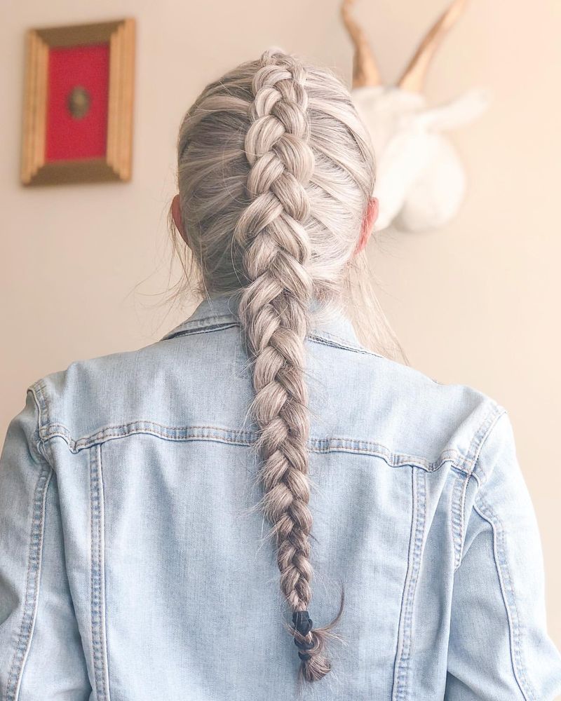 Tresse française polie