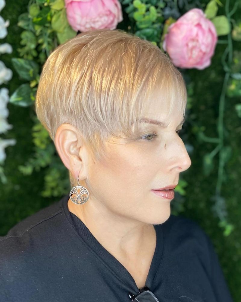 Gepolijste Pixie Cut