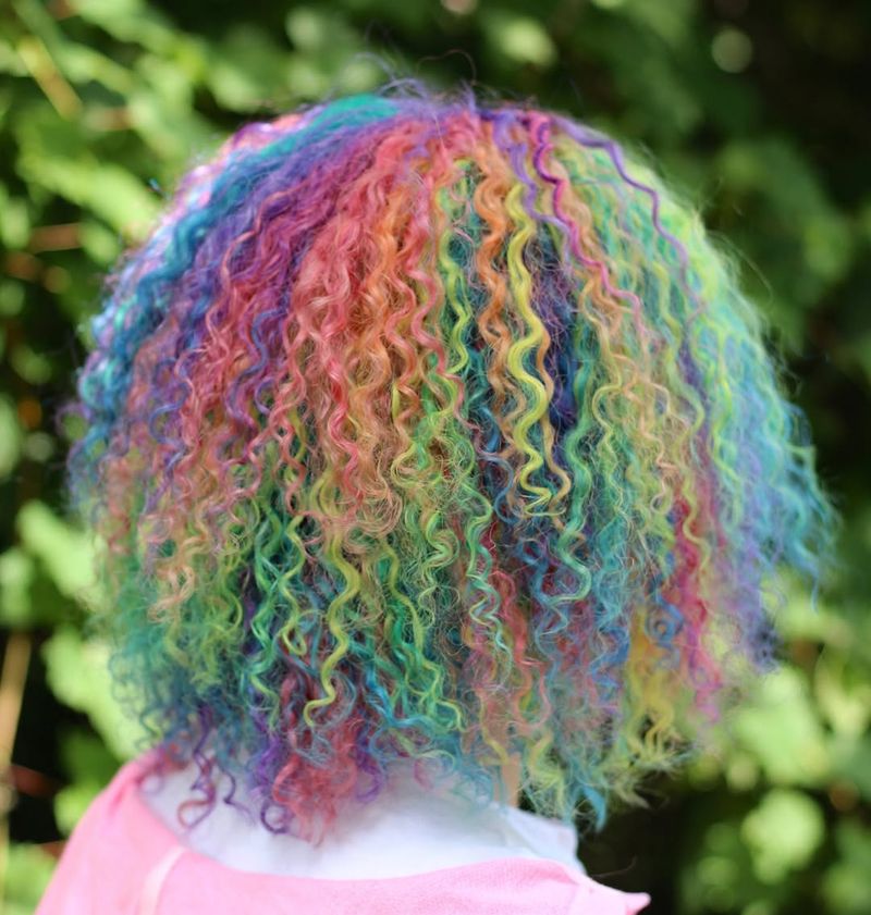 Regenboog haar