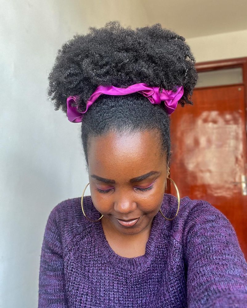 Retro Afro Puff