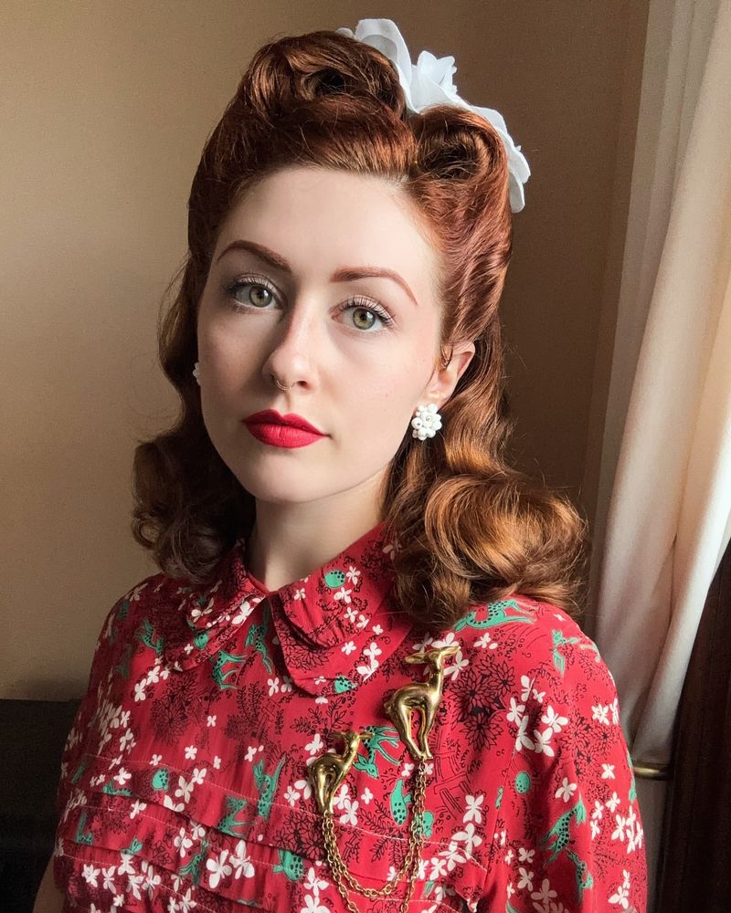 Retro Victory Rolls from 'The Notebook'