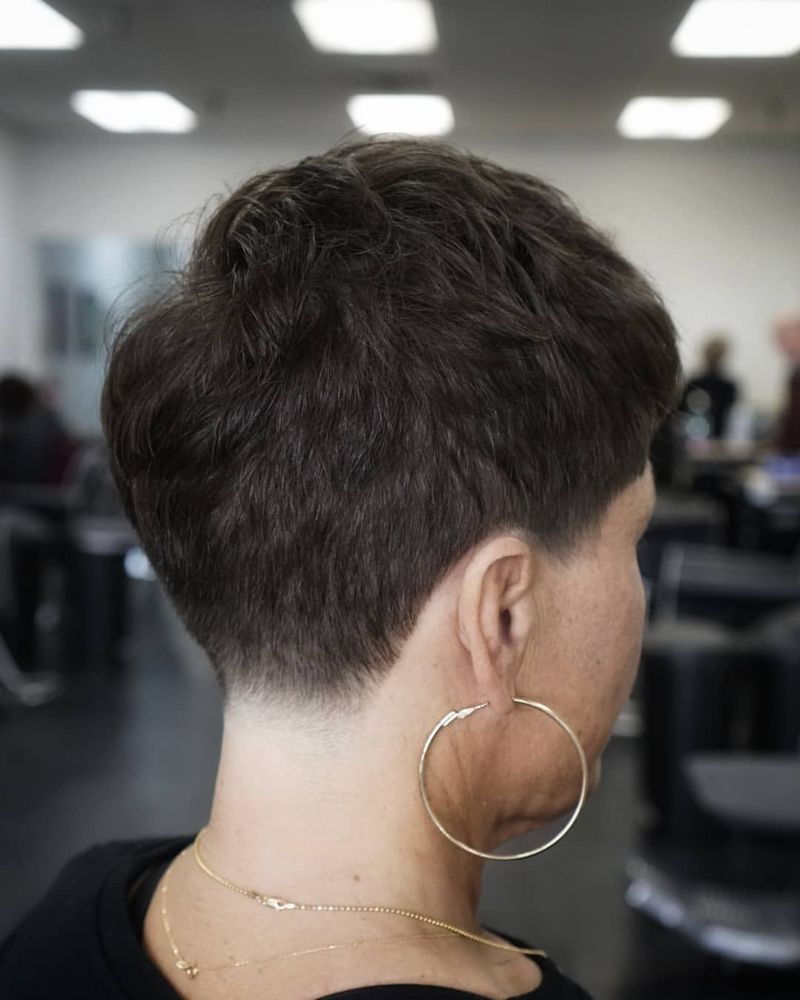 Coupe Pixie arrondie