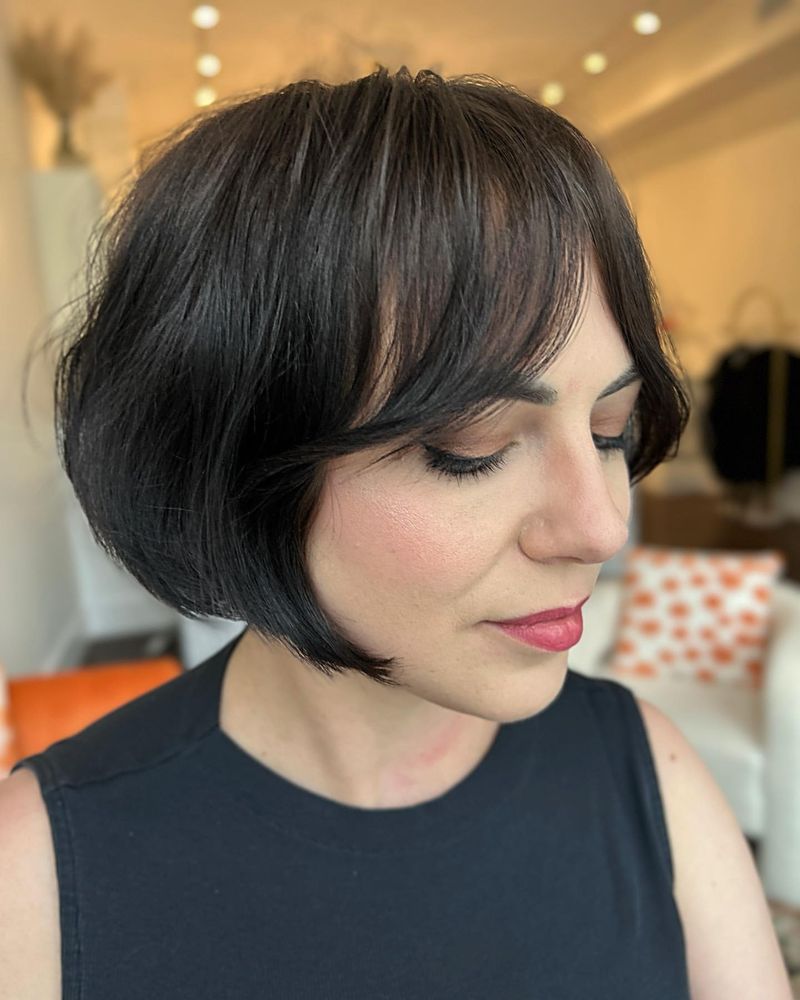 Sculpted Geometric Bob