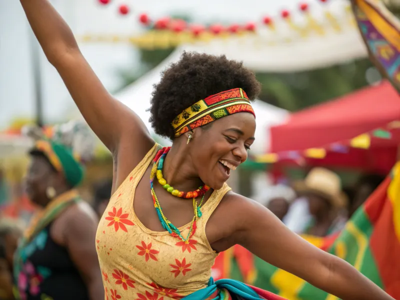 Afro court avec bandeau