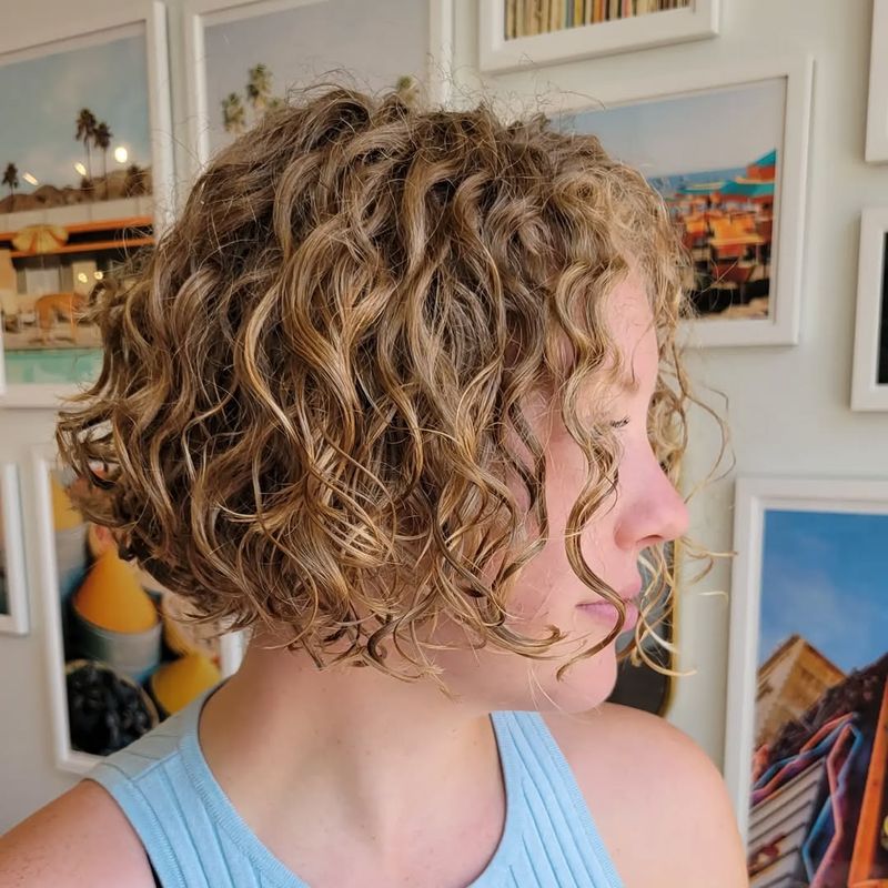 Short Curly Bob