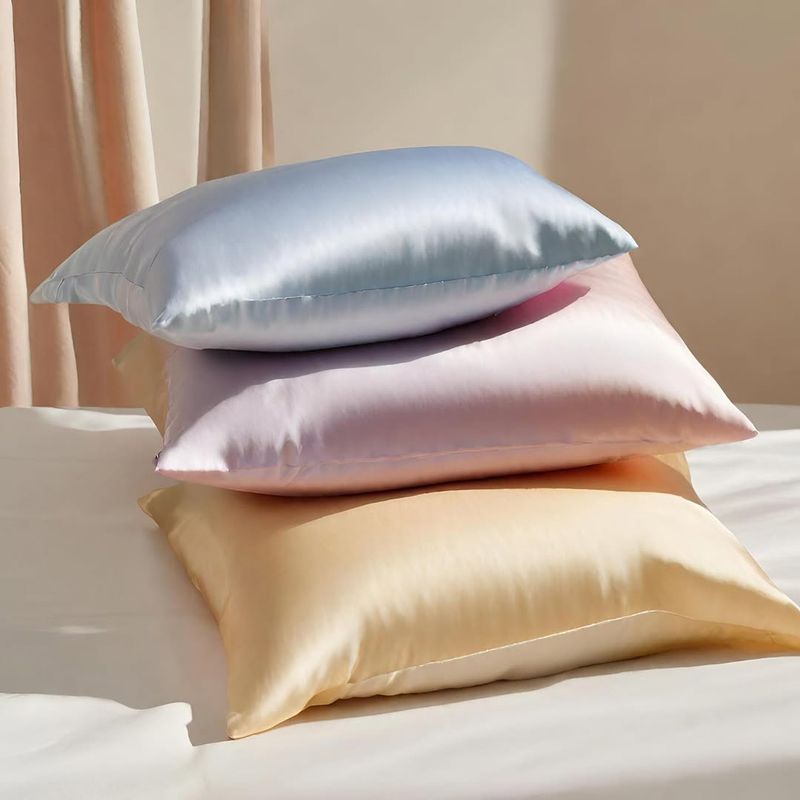 Fundas de almohada de seda