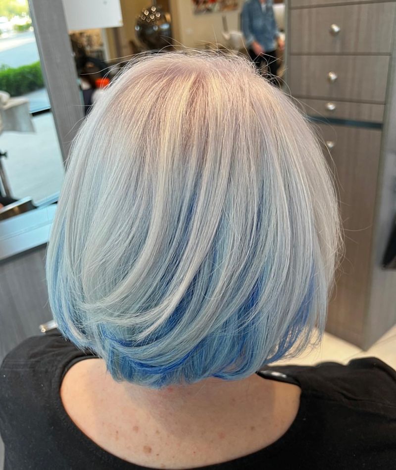 Silver-Blue Highlights