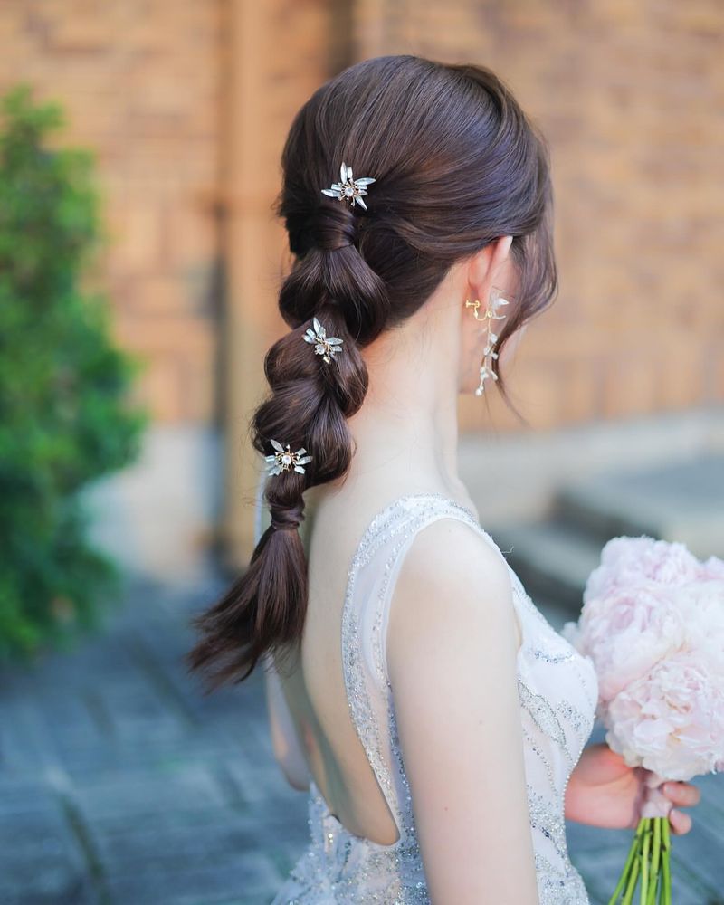 Simple Braided Ponytail