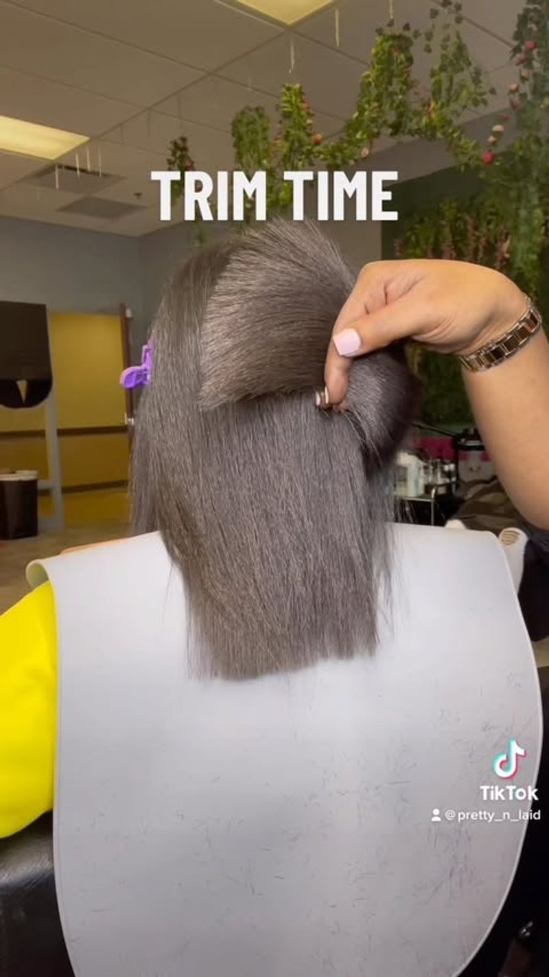 Não cortar o cabelo regularmente