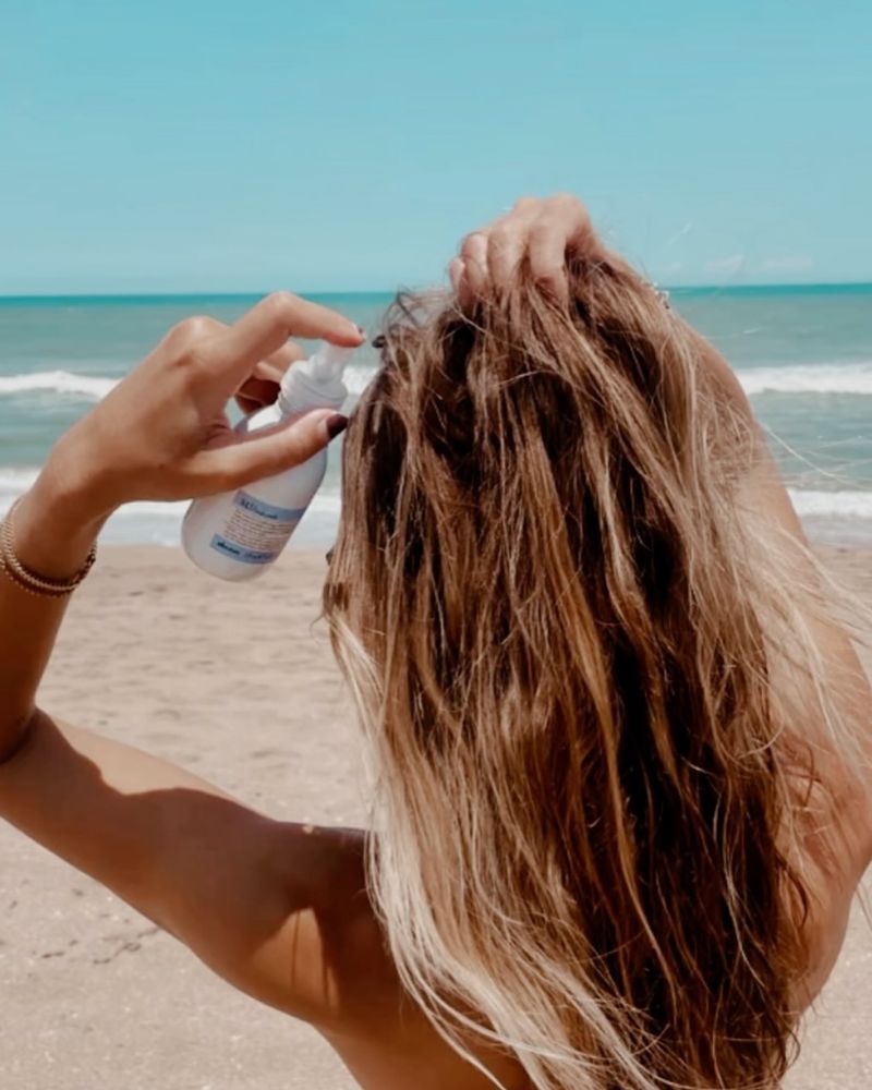 Zonnebrandcrème overslaan voor je haar