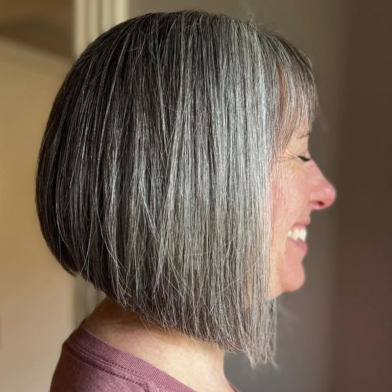 Sleek Angled Bob