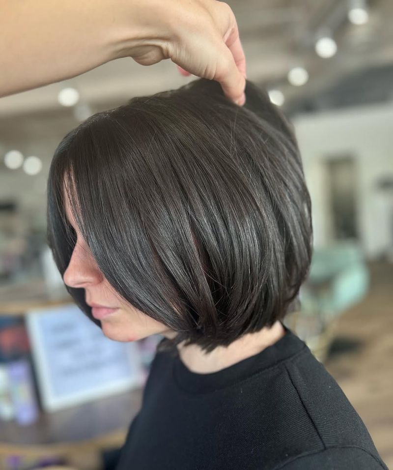 Sleek Blunt Bob