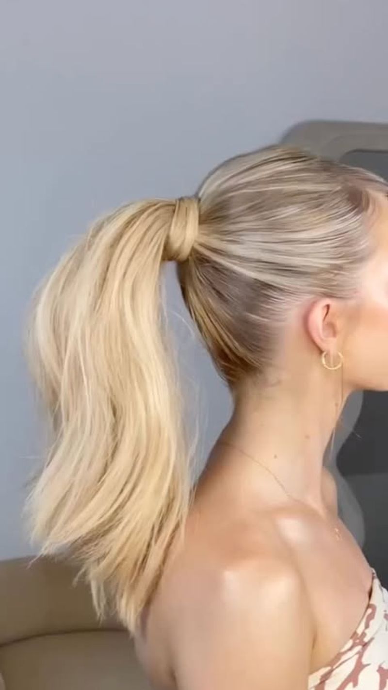 Sleek High Ponytail