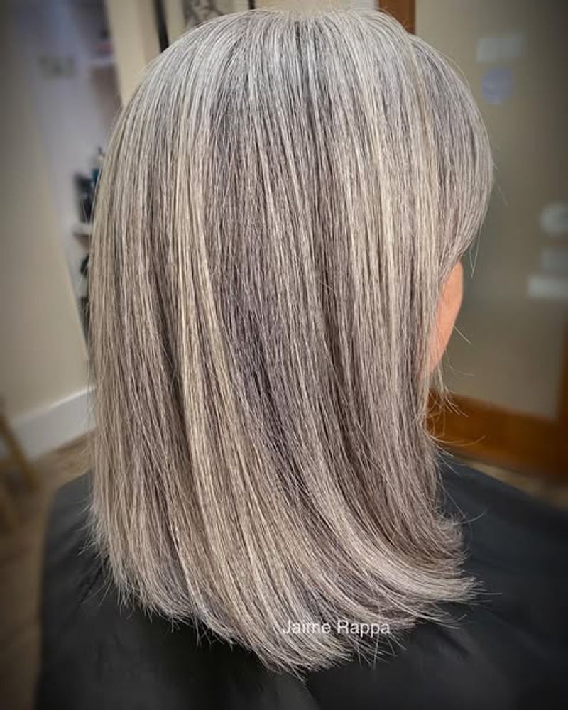 Sleek Lob (Bob comprido)