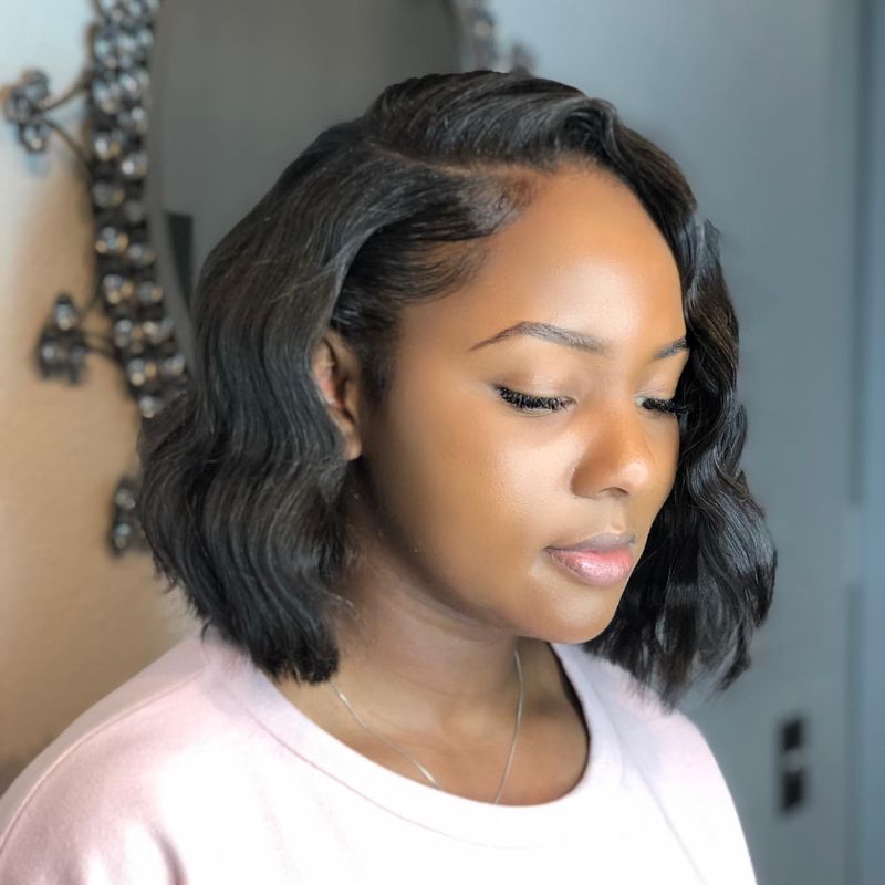 Sleek Side-Part Bob