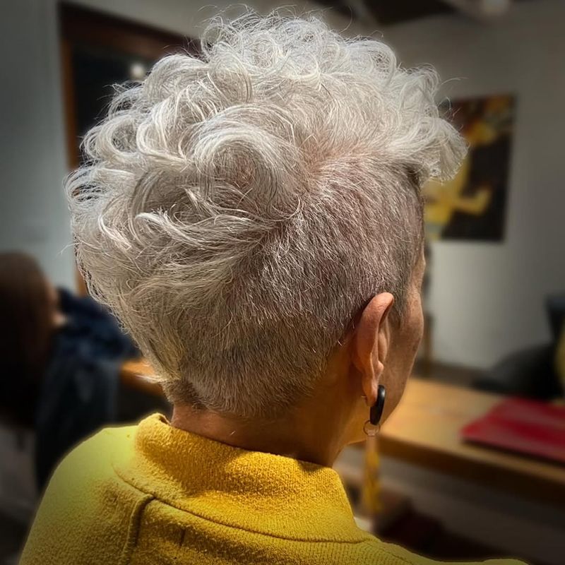 Edgy Silver Mohawk