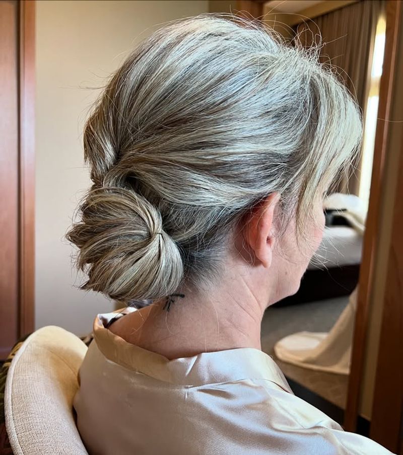 Chignon sophistiqué