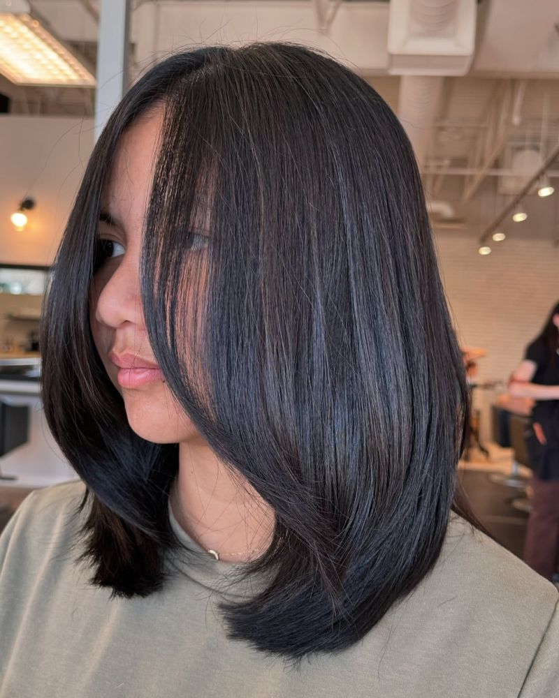 Straight Cut with Soft Layers