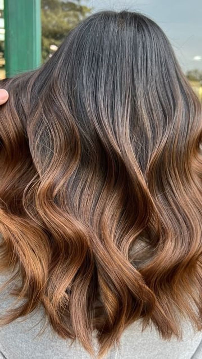 Balayage bronzo baciato dal sole