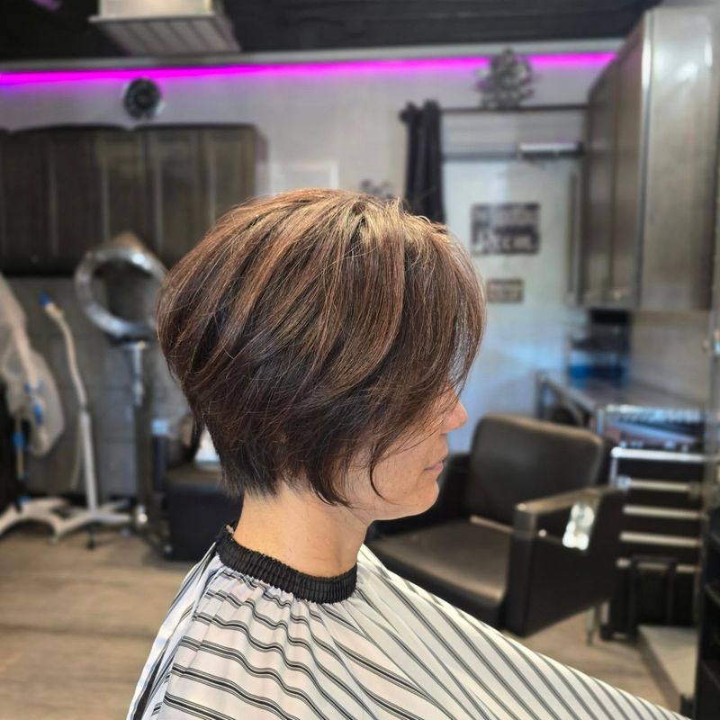 Tapered Bob with Layers