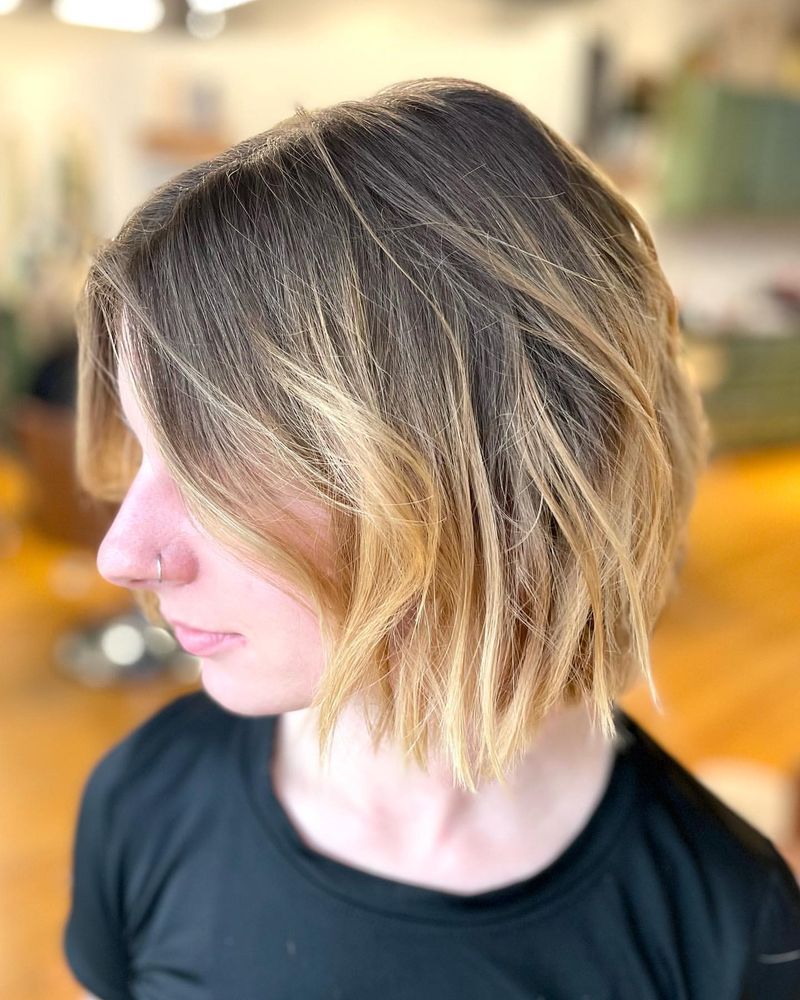 Textured A-Line Bob