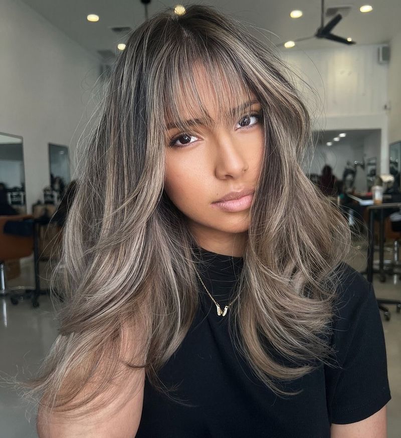 Textured Bangs