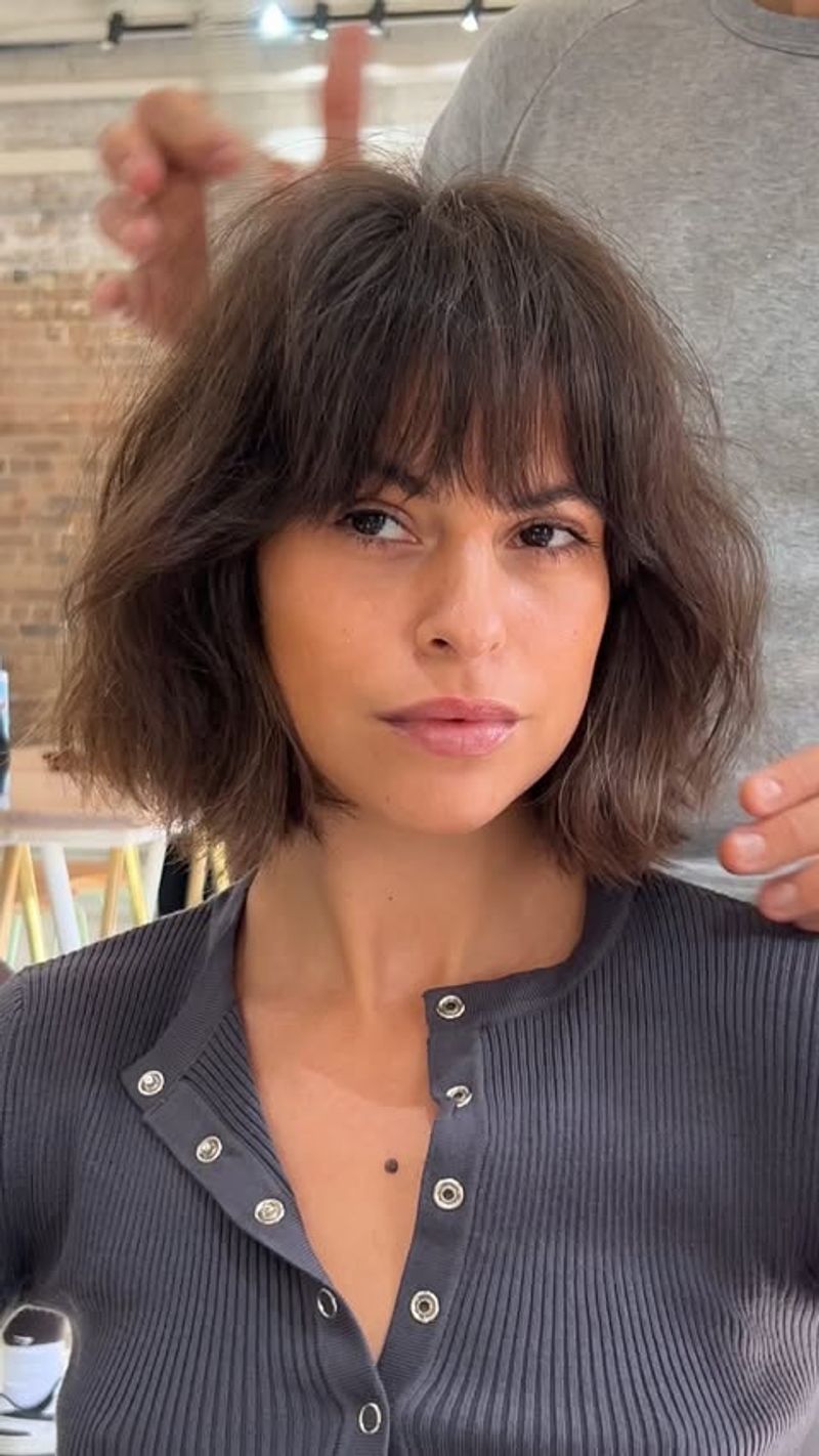 Textured Fringe Bob