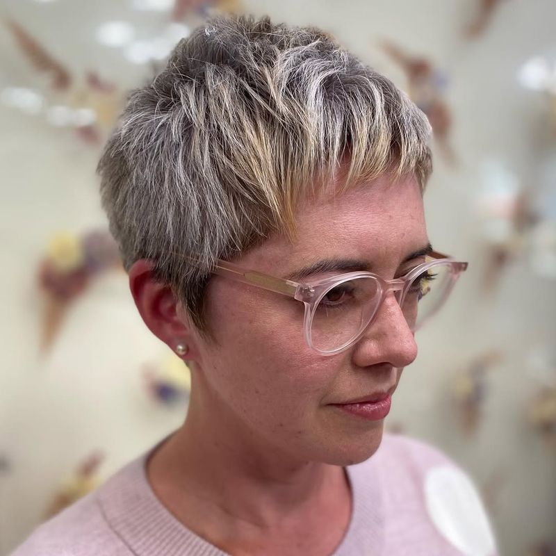 Textured Pixie Cut