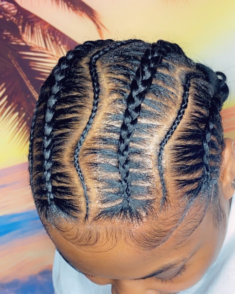 Trenzas apretadas