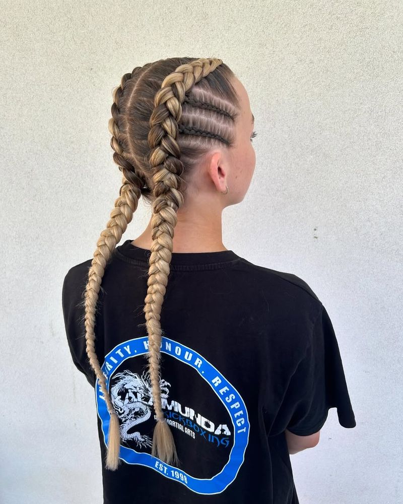 Trenzas apretadas durante la noche